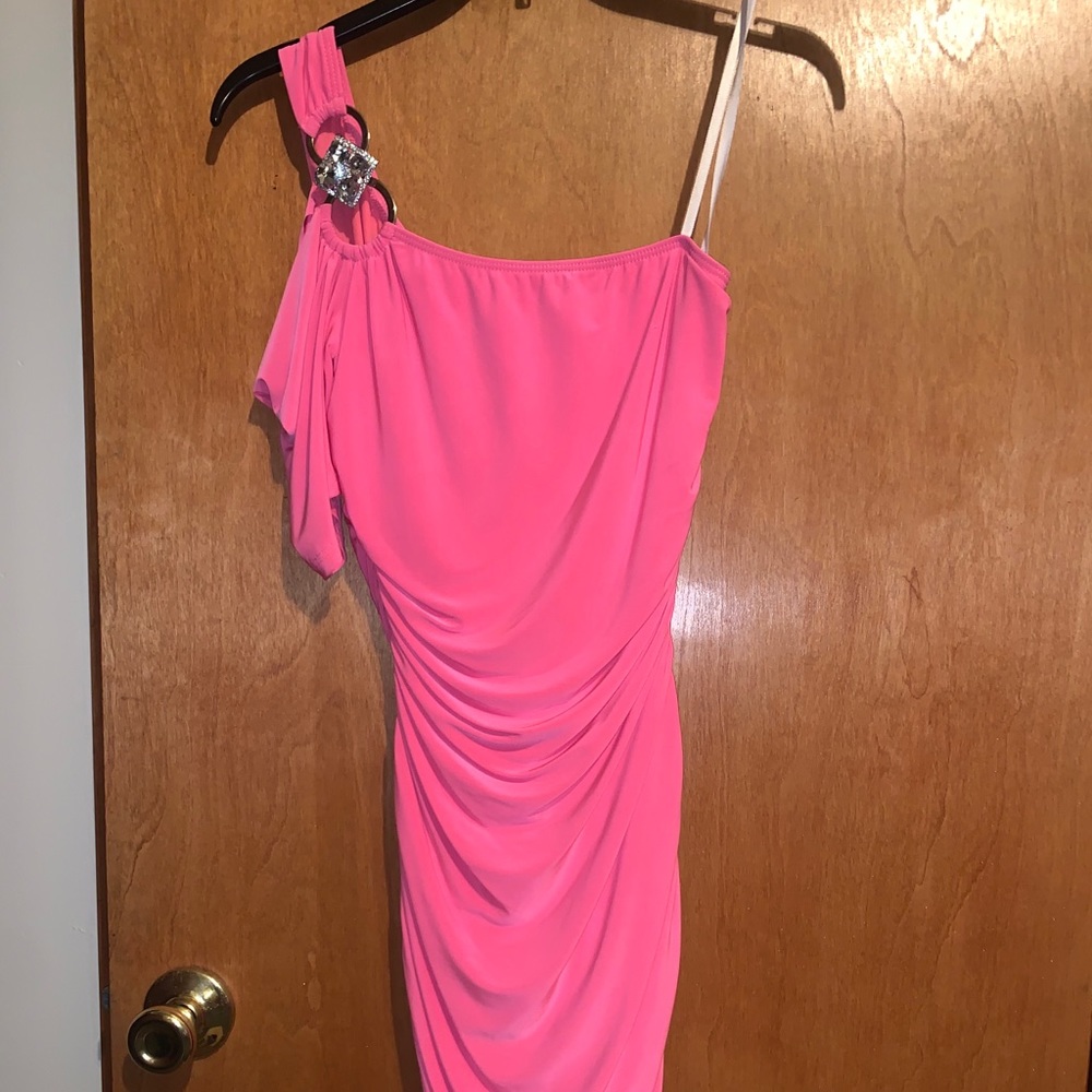 **SOLD** Deb hot pink dress